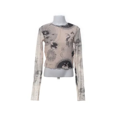 Blouse (Beige, Meerkleurig) van H&M Polyamide, Elastaan