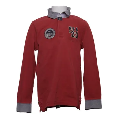 Rugby shirt (Red, Gray) from New Zealand Auckland Cotton