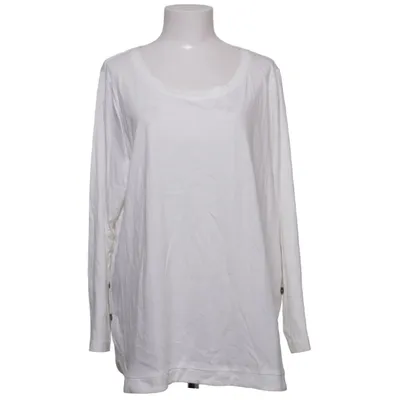 Langærmet t-shirt (Hvid) fra Collection L. Bomuld, Modal