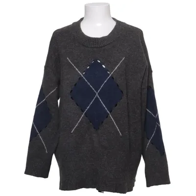 Pull-over (Gris, Bleu) de Freequent Acrylique, Élasthane, Polyester, Laine