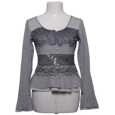 Cardigan (Gris) de Heine Élasthane, Fibre métallique, Polyamide, Polyester