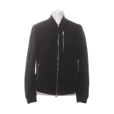 Leren jack (Zwart) van Allsaints Katoen, Elastaan, Leer, Polyester