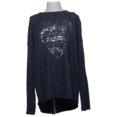Lange mouwen shirt (Blauw) van Manguun Elastaan, Polyester, Viscose