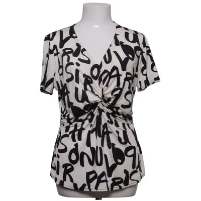 Top (Black, White) from Romeo pour Juliette Elastane, Polyester