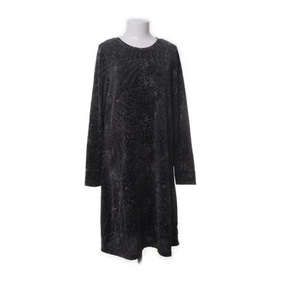 Klänning (Svart, Silverfärgad) från MyWear Woman Elastan, Metallfiber, Polyamid