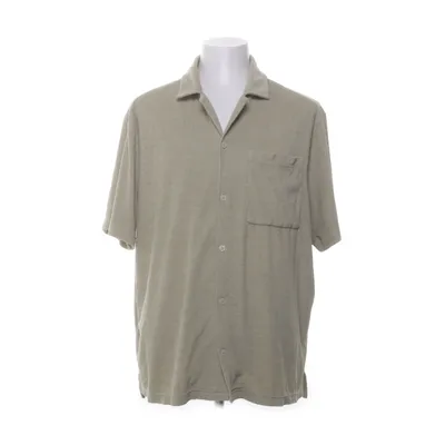 Short sleeve shirt (Green) from H&M Man Cotton, Polyester
