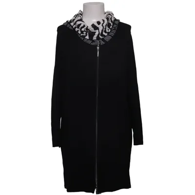 Cardigan (Sort, Hvid) fra Faber Akryl, Kashmir, Merinould, Viscose