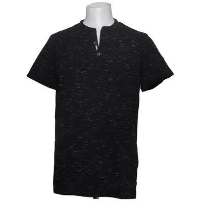 Henley shirt (Black) from Sons of Owen Cotton, Polyester