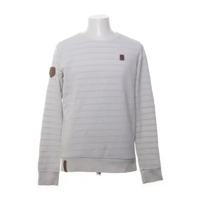 Collegetröja (Vit, Grå) från Naketano Bomull, Polyester