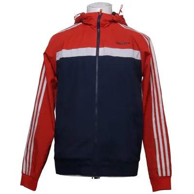 Träningsjacka (Blå, Röd, Vit) från Adidas Elastan, Polyester