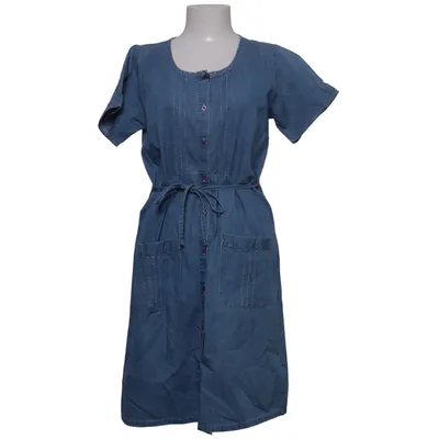 Denim jurk (Blauw) van Jacett Katoen