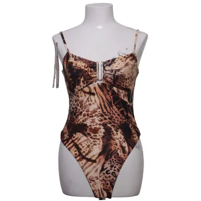 Maillot de bain une pièce (Marron, Multicolore) de Missguided Élasthane, Polyester