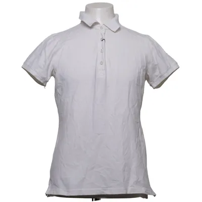 Pikétröja (Vit) från Four D Bomull, Elastan