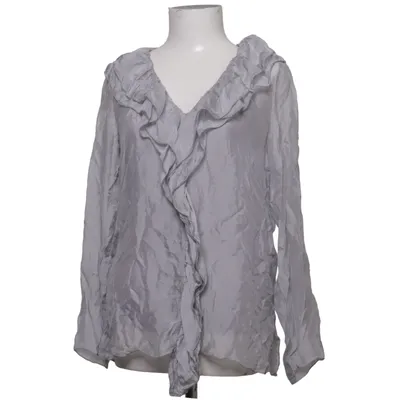 Blus (Grå) från Ajlajk Elastan, Silke, Viskos