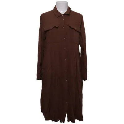 Shirt dress (Brown) from Broadway NYC Fashion Viscose