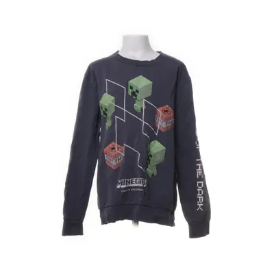 Collegetröja (Blå, Flerfärgad) från Minecraft Bomull