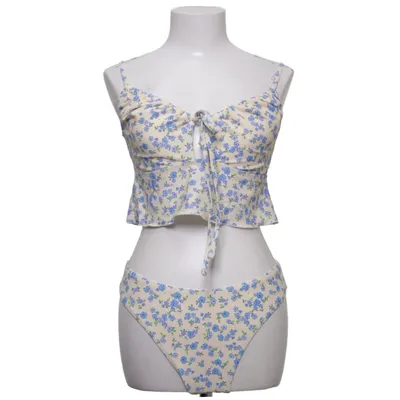 Bikini (Beige, Blue, Multicolored) from Cupshe Elastane, Polyamide, Polyester