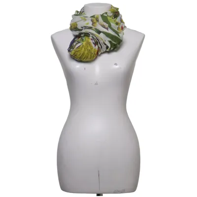 Châle (Blanc, Vert, Multicolore) de Silk Road Coton