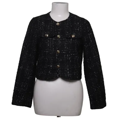 Jacket (Black) from Save Style Polyester, Wool