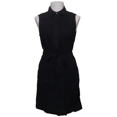 Shirt dress (Blue) from Nicole Miller Elastane, Linen, Viscose