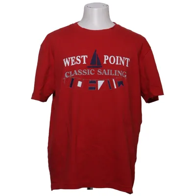 T-shirt (Rood) van West Point Katoen