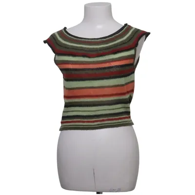 Pull sans manches (Vert, Orange, Rouge) de Romwe Polyester