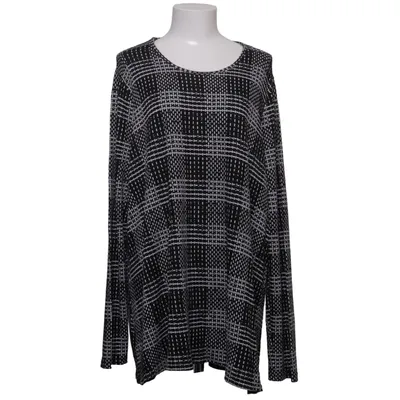 Tunique (Noir, Blanc) de Mingel Élasthane, Polyester, Viscose