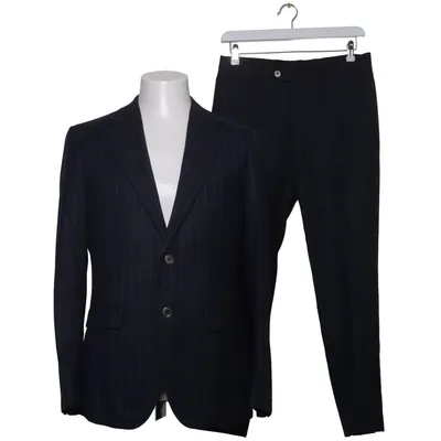 Kostym (Smith chalk stripe trs) från Bläck Polyester, Viskos, Ull