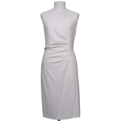 Kjole (Hvid) fra Hugo Boss Acetat, Polyester