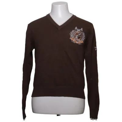 Pull-over (Marron) de HV Polo Coton, Élasthane, Polyamide