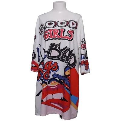 Dress (White, Red, Blue, Black, Multicolored) from Classic Fashion Collection Polyester