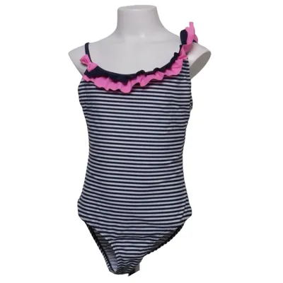 Swimsuit (Blue, White, Pink) from Stuf Elastane, Polyamide, Polyester