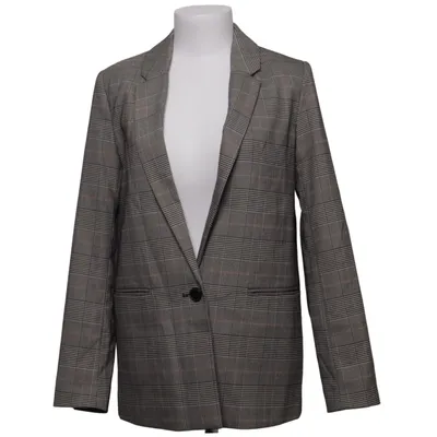 Blazer (Gray, Brown) from Pimkie Elastane, Polyester, Viscose