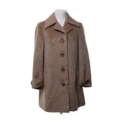 Coat (Beige) from Delmod Viscose