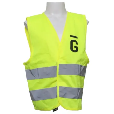 Gilet réfléchissant (Jaune) Polyester recyclé