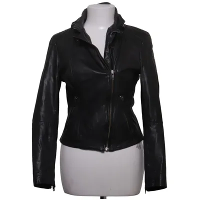 Biker jacket (Black) from Muubaa Cotton, Leather, Polyester