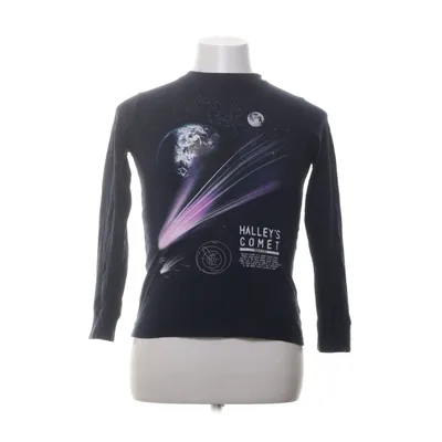 Långärmad t-shirt (Svart, Flerfärgad) från Lands' End Bomull