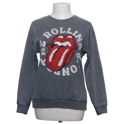 Collegetröja (Grå, Röd) från The Rolling Stones Bomull, Polyester