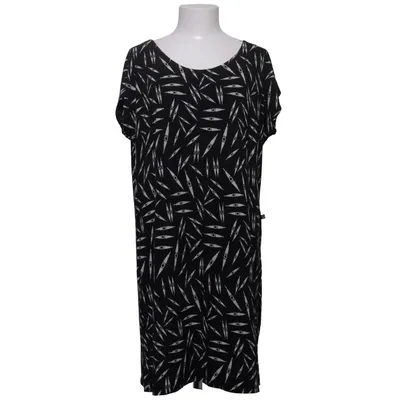 Dress (Black, White) from Isaksen Design Elastane, Viscose