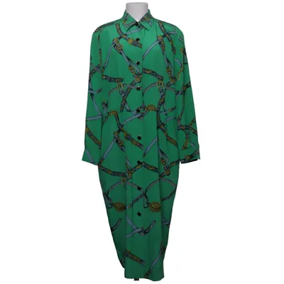 Blousejurk (Groen, Meerkleurig) van KUHN Zijde, Viscose