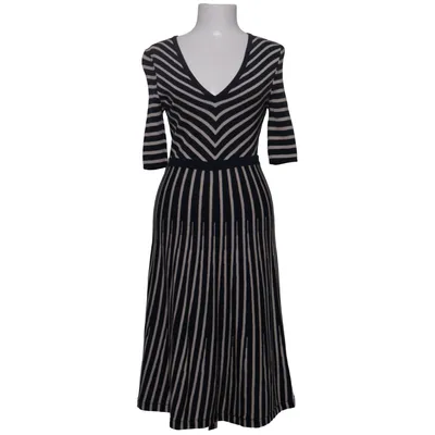 Dress (Blue, White) from Boden Cotton, Wool