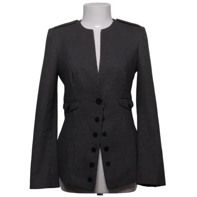 Blazer (Black, White) from Giorgio Armani Elastane, Polyester, Viscose