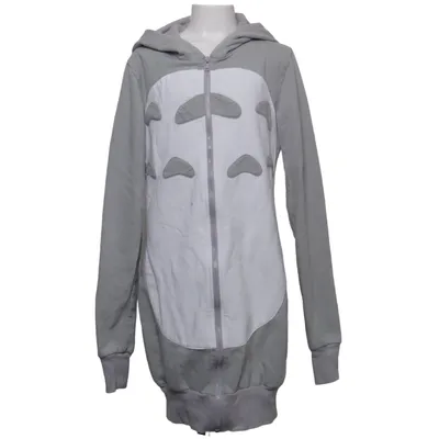 Capuchon sweater (Grijs, Wit)