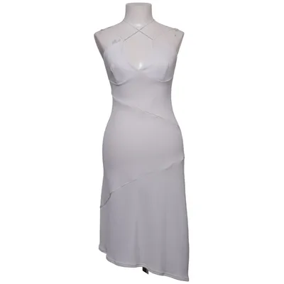 Dress (White) from Chic Fille Elastane, Polyester