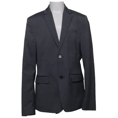 Blazer (Gray) from H&M Polyester, Viscose