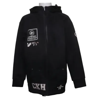 Sweat à capuche (Noir) de Unihoc Coton, Polyester