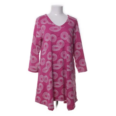 Robe (Rose, Blanc) de Pont Neuf Élasthane, Polyester, Viscose