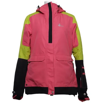 Skijakke (Pink, Gul, Sort) fra Cross Polyester, Polyurethan