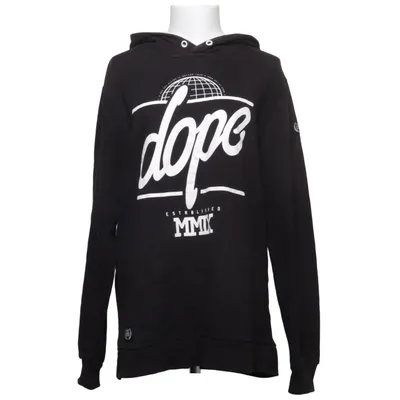 Hættetrøje (Sort, Hvid) fra Dope Bomuld, Polyester