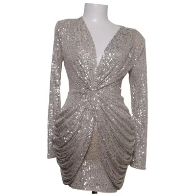 Cocktailjurk (Beige) van Fashion Nova Polyester